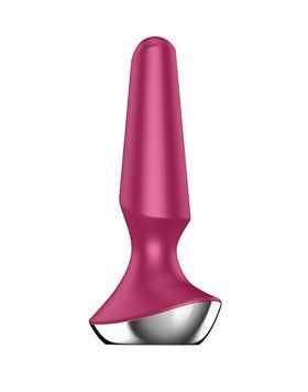 Анальна смарт-вібропробка Satisfyer Plug-ilicious 2 Berry SO5443 фото - купити в секс-шопі Чорний Кролик