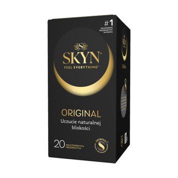 Безлатексні преміум-презервативи SKYN Original 20 шт SX2408 фото - купити в секс-шопі Чорний Кролик
