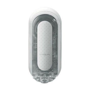 Мастурбатор Tenga Flip Zero White, змінна інтенсивність стимуляції, розкладний TFZ-001 фото - купити в секс-шопі Чорний Кролик