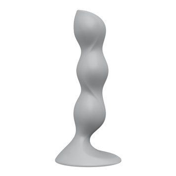 Анальний стимулятор-намистини Satisfyer Triple Ball-R Grey SX3547 фото - купити в секс-шопі Чорний Кролик
