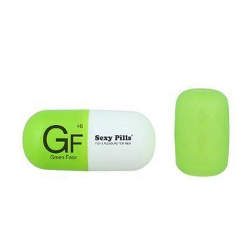 Мастурбатор пігулка Love To Love SEXY PILLS GREEN FEEZ SO1373 фото - купити в секс-шопі Чорний Кролик