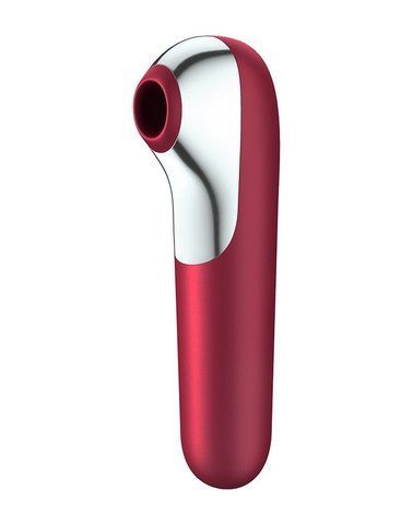 Смарт-вібратор та вакуумний стимулятор 2в1 Satisfyer Dual Love Pink SO4104 фото - купити в секс-шопі Чорний Кролик