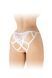 Мереживні трусики з доступом Fashion Secret Zoe White, з бантиком SX2616 фото 2