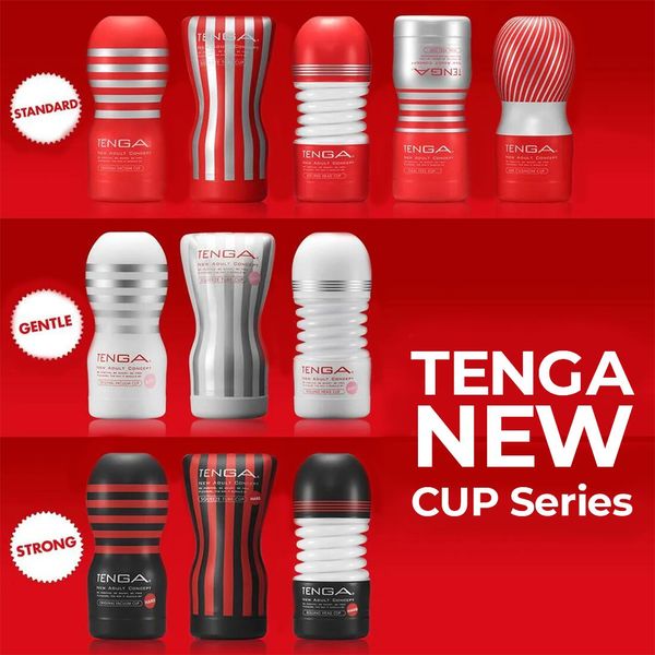 Мастурбатор Tenga Rolling Head Cup Strong з інтенсивною стимуляцією головки SO5106 фото - купити в секс-шопі Чорний Кролик