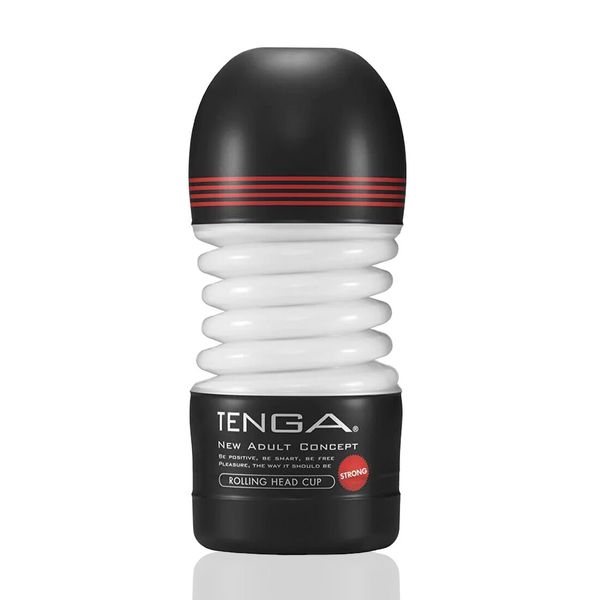 Мастурбатор Tenga Rolling Head Cup Strong з інтенсивною стимуляцією головки SO5106 фото - купити в секс-шопі Чорний Кролик