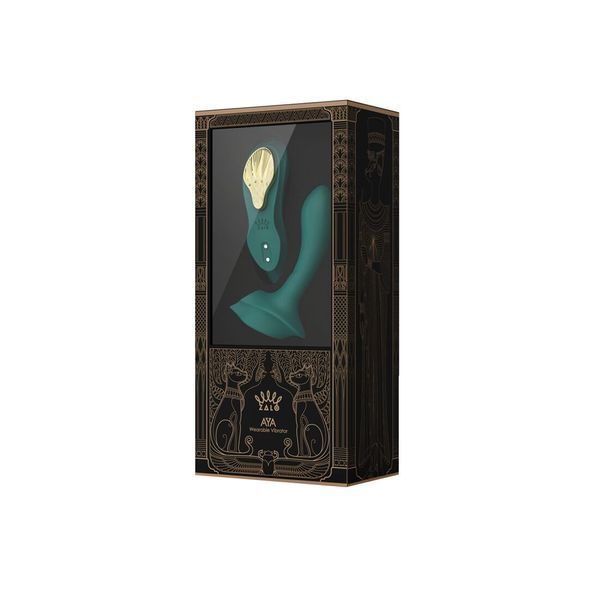 Смарт-вібратор у трусики Zalo - AYA Turquoise Green, насадка та пульт ДК SO6647 фото - купити в секс-шопі Чорний Кролик