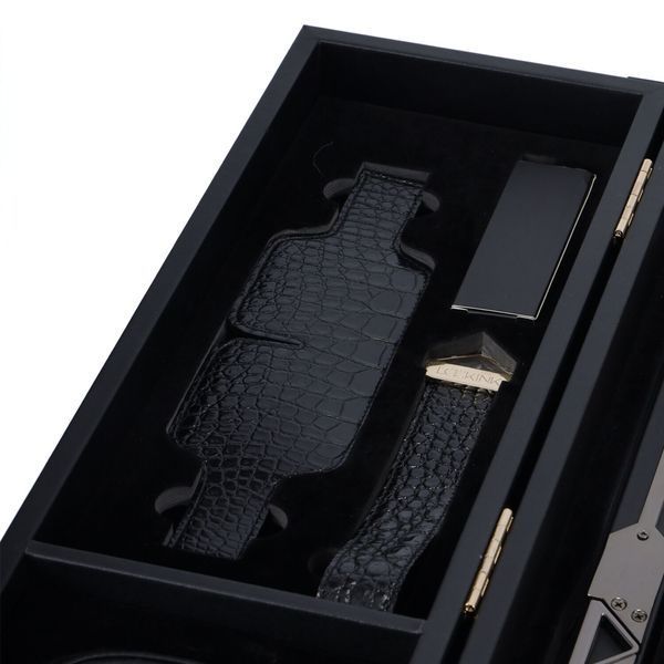 БДСМ-набір LOCKINK All-in-1 BDSM Play Kit, чорний, шкіра з тисненням, предмети для бондажу, шибарі, ваксплею SX0819 фото - купити в секс-шопі Чорний Кролик
