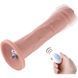 Фалоімітатор 10.2&Prime; з вібрацією для секс-машин Hismith Silicone Dildo with Vibe, KlicLok, пульт ДК SO6211 фото 1