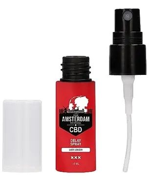 Спрей пролонгуючий Original CBD from Amsterdam-Delay Spray, 15 ml PHA199 фото - купити в секс-шопі Чорний Кролик