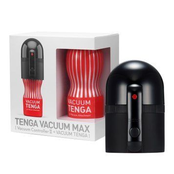 Вакуумна насадка Tenga VACUUM MAX + мастурбатор Tenga Vacuum Cup, 5 режимів роботи SO9580 фото - купити в секс-шопі Чорний Кролик