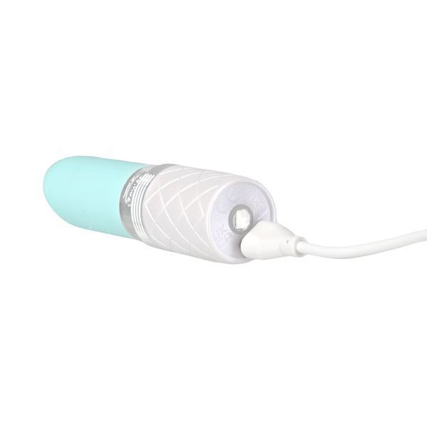 Вібратор Pillow Talk Lusty Luxurious Flickering Massager - Teal SO7752 фото - купити в секс-шопі Чорний Кролик
