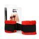 Наручники Art of Sex - Handcuffs Soft Touch Червоні SO8497 фото 4