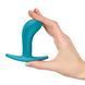 Анальна пробка Fun Factory BOOTIE M Aquamarine, діаметр 3,3 см, тонкий обмежувач SX3729 фото 2