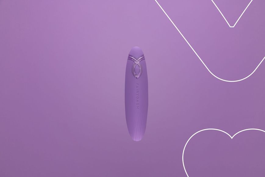 Мінівібратор FairyGasm PleasureArrow violet SX0639 фото - купити в секс-шопі Чорний Кролик