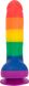 Райдужний фалоімітатор ADDICTION - JUSTIN - 8 "- RAINBOW, 20,3 см, силікон, вібропуля в подарунок SO4533 фото 3