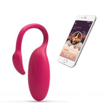 Смарт-віброяйце Magic Motion Flamingo зі стимулятором клітора, 3 види вправ Кегеля SO2686 фото - купити в секс-шопі Чорний Кролик
