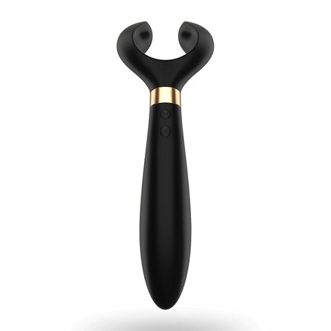 Вібратор для пар Satisfyer Endless Fun Black, три мотори, багатофункціональний SO3108 фото - купити в секс-шопі Чорний Кролик