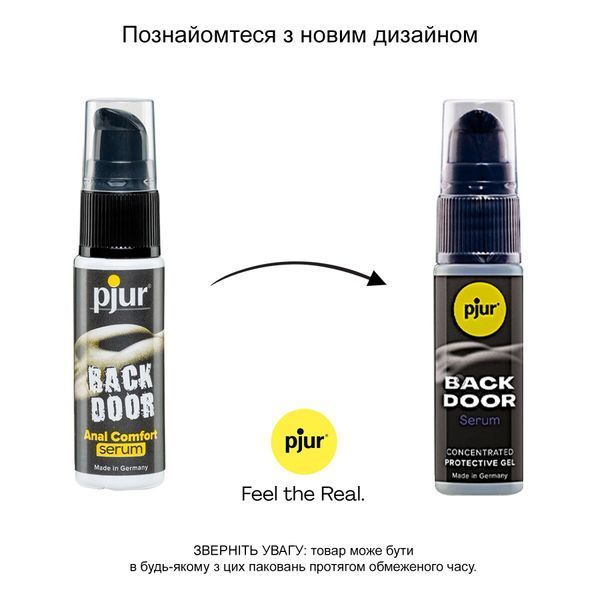 Розслаблювальний анальний гель pjur backdoor Serum 20 мл, створює плівку, висококонцентрований PJ12110 фото - купити в секс-шопі Чорний Кролик