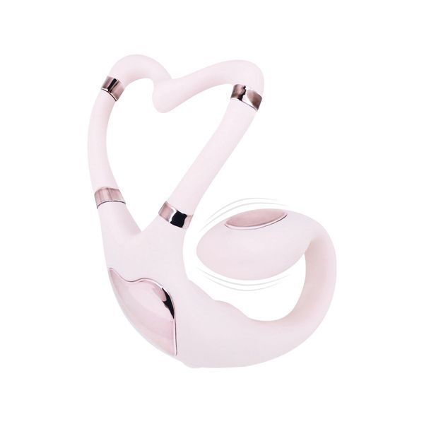 Смарт-вібратор для пар Adrien Lastic Venus + APP, подвійний, можна носити під одягом, 10 режимів SX1283 фото - купити в секс-шопі Чорний Кролик