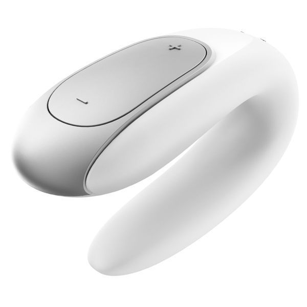 Смарт-вібратор для пар Satisfyer Double Fun (White) з пультом ДК SO5057 фото - купити в секс-шопі Чорний Кролик