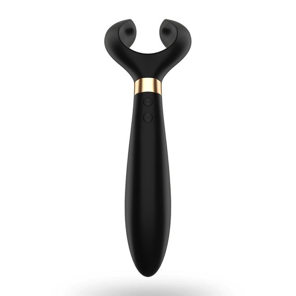 Вібратор для пар Satisfyer Endless Fun Black, три мотори, багатофункціональний SO3108 фото - купити в секс-шопі Чорний Кролик