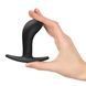 Анальна пробка Fun Factory BOOTIE M Black, діаметр 3,3 см, тонкий обмежувач SX3730 фото 2