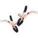 Затискачі для сосків з перлинним ланцюжком Rosy Gold - Nipple Clamps Pearls SX3898 фото 3