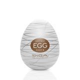 Мастурбатор-яйце Tenga Egg Silky II з рельєфом у вигляді павутини SO5492 фото - купити в секс-шопі Чорний Кролик