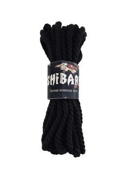 Бавовняна мотузка для шібарі Feral Feelings Shibari Rope, 8 м чорна SO4002 фото - купити в секс-шопі Чорний Кролик