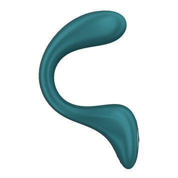 Вагінально-кліторальний вібратор Satisfyer G for Goddess 2 Bottle Green, 2 мотори SX3261 фото - купити в секс-шопі Чорний Кролик