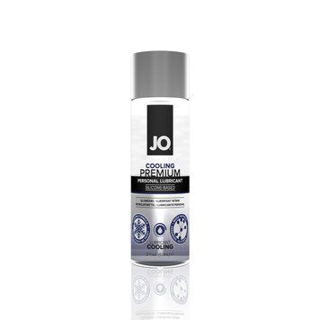 Охолоджувальний лубрикант на силіконовій основі JO PREMIUM &mdash; COOLING (60 мл) SO1793 фото - купити в секс-шопі Чорний Кролик