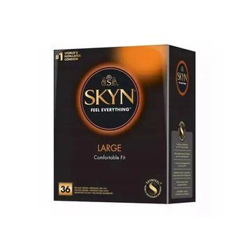 SKYN LARGE БЕЗЛАТЕКСНІ ПРЕЗЕРВАТИВИ 36 ШТ SKYN-P8 фото - купити в секс-шопі Чорний Кролик