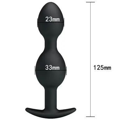 АНАЛЬНІ КУЛЬКИ BLACK PRETTY LOVE BI-040035 BI-040035 фото - купити в секс-шопі Чорний Кролик
