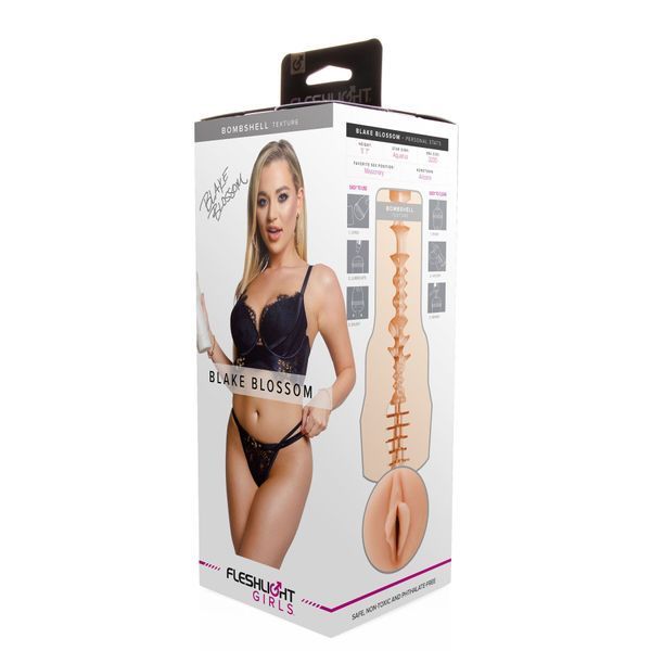 Мастурбатор Fleshlight Girls: Blake Blossom &ndash; Bombshell, зі зліпка вагіни, дуже ніжний SX0803 фото - купити в секс-шопі Чорний Кролик