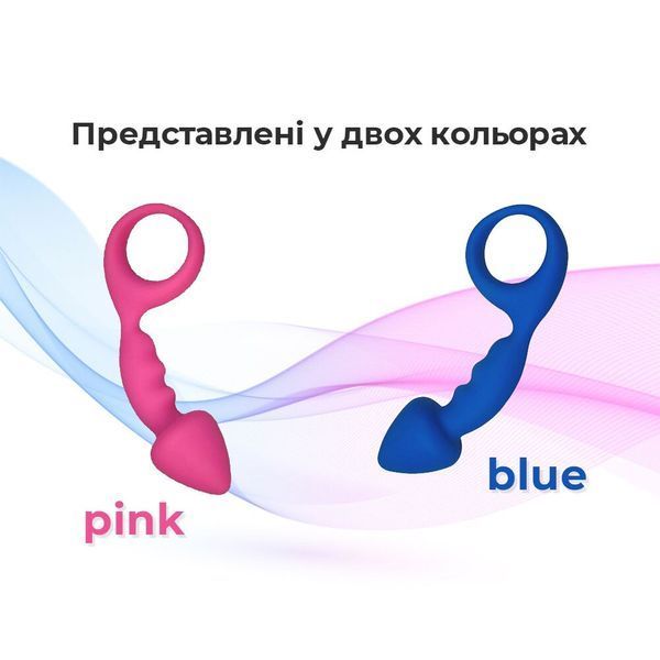 Анальна пробка Adrien Lastic Budy Pink із стимулюючою ніжкою, макс. діаметр 2,5 см AD20081 фото - купити в секс-шопі Чорний Кролик