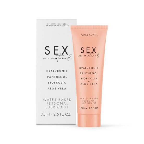 Лубрикант на водній основі Bijoux Indiscrets - Sex au Naturel 75 мл SX2187 фото - купити в секс-шопі Чорний Кролик