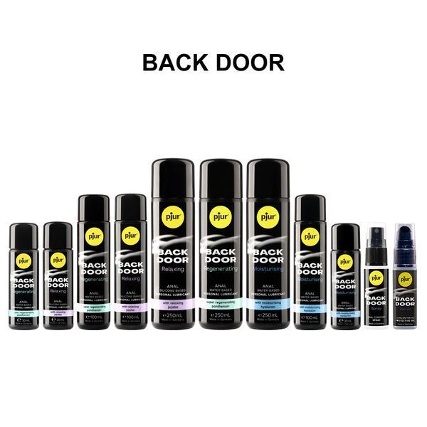 Анальний лубрикант pjur BACK DOOR Moisturising 250 мл, на водній основі, з гіалуроном, ефект силікону PJ11780 фото - купити в секс-шопі Чорний Кролик