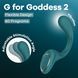 Вагінально-кліторальний вібратор Satisfyer G for Goddess 2 Bottle Green, 2 мотори SX3261 фото 6