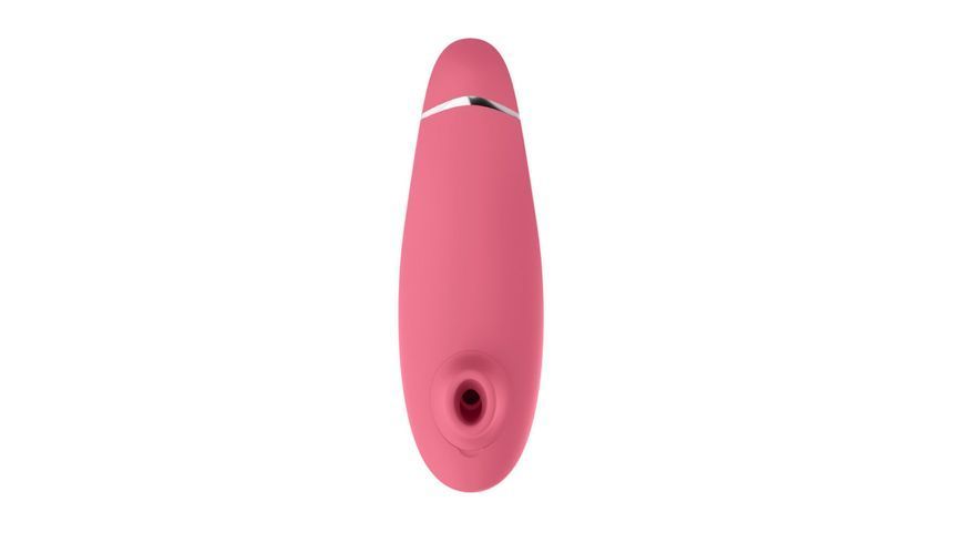 Вакуумний кліторальний стимулятор Womanizer Premium 2 - Raspberry, функції Autopilot та Smart Silenc SO8753 фото - купити в секс-шопі Чорний Кролик