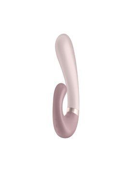 Смарт вібратор-кролик із підігрівом Satisfyer Heat Wave Mauve SO6096 фото - купити в секс-шопі Чорний Кролик