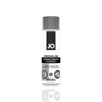 Лубрикант на силіконовій основі JO PREMIUM &mdash; ORIGINAL (240 мл) без консервантів SO1795 фото - купити в секс-шопі Чорний Кролик