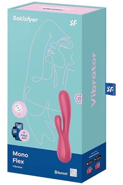 Вібратор Satisfyer Mono Flex (Red) 400721 фото - купити в секс-шопі Чорний Кролик