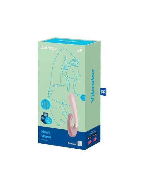Смарт вібратор-кролик із підігрівом Satisfyer Heat Wave Mauve SO6096 фото - купити в секс-шопі Чорний Кролик