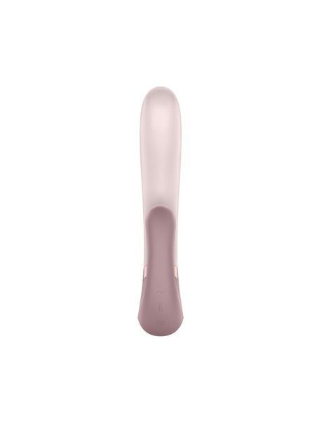 Смарт вібратор-кролик із підігрівом Satisfyer Heat Wave Mauve SO6096 фото - купити в секс-шопі Чорний Кролик