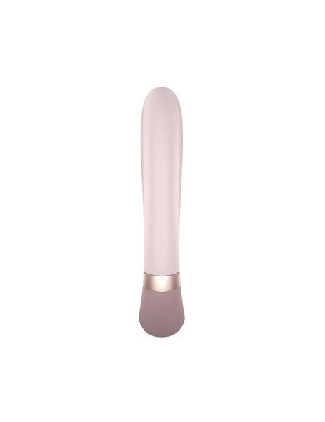 Смарт вібратор-кролик із підігрівом Satisfyer Heat Wave Mauve SO6096 фото - купити в секс-шопі Чорний Кролик