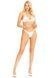 Перлинний комплект Leg Avenue Faux Pearl, One Size, ліф, трусики та наручники SX1722 фото 4