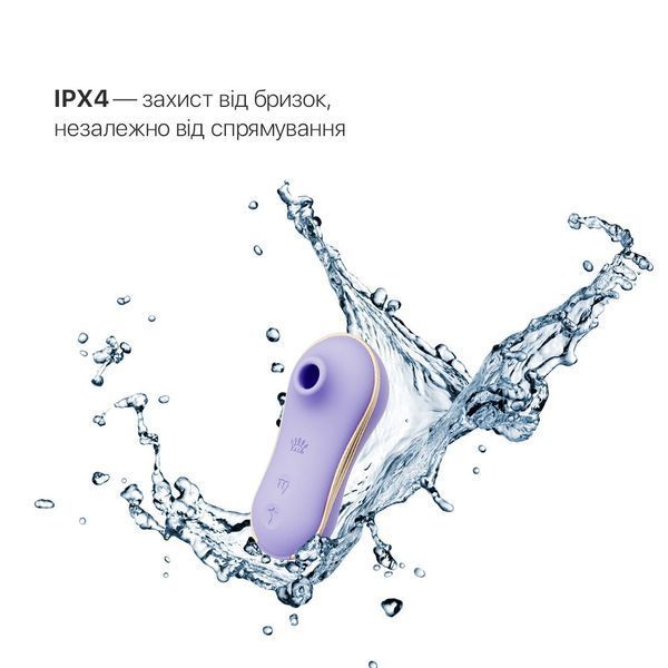 Набір 2в1 Zalo &mdash; UNICORN Violet, віброяйце + вакуумний стимулятор SO6685 фото - купити в секс-шопі Чорний Кролик
