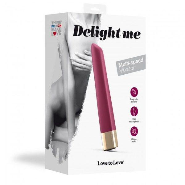 Потужний мінівібратор Love To Love Delight Me Prune з м'яким кінчиком, 16 режимів роботи SO3083 фото - купити в секс-шопі Чорний Кролик