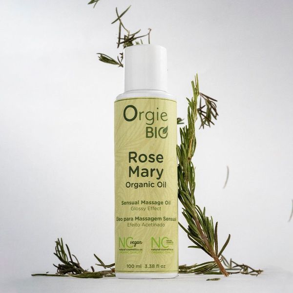 Масажна олія Orgie &ndash; Bio Rosemary Organic Oil (100 мл), органічна, веганська формула SX1535 фото - купити в секс-шопі Чорний Кролик
