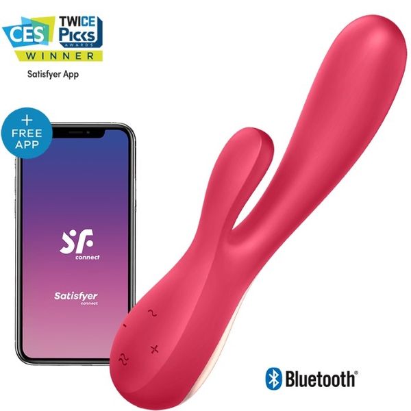 Вібратор Satisfyer Mono Flex (Red) 400721 фото - купити в секс-шопі Чорний Кролик